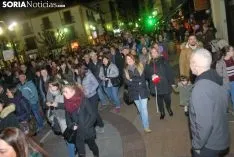 Una imagen de la manifestación de este jueves, 8-M. /SN