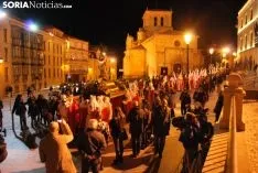 Una imagen de la procesión de este Martes Santo en la capital. /SN