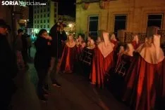 Una imagen de la procesión de este Martes Santo en la capital. /SN
