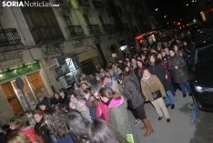 Una imagen de la manifestación de este jueves, 8-M. /SN