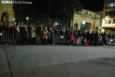 Una imagen de la procesión de este Martes Santo en la capital. /SN
