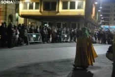 Una imagen de la procesión de este Martes Santo en la capital. /SN