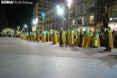 Una imagen de la procesión de este Martes Santo en la capital. /SN