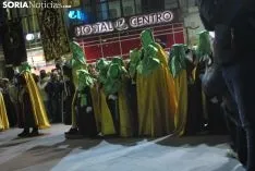 Una imagen de la procesión de este Martes Santo en la capital. /SN