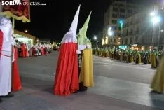 Una imagen de la procesión de este Martes Santo en la capital. /SN