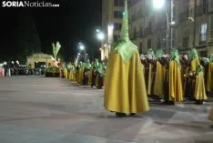 Una imagen de la procesión de este Martes Santo en la capital. /SN