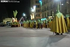 Una imagen de la procesión de este Martes Santo en la capital. /SN