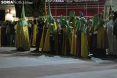 Una imagen de la procesión de este Martes Santo en la capital. /SN