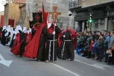 Una imagen de este Miércoles Santo en la capital soriana. /SN