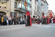 Una imagen de este Miércoles Santo en la capital soriana. /SN