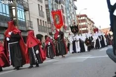 Una imagen de este Miércoles Santo en la capital soriana. /SN