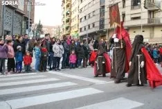 Una imagen de este Miércoles Santo en la capital soriana. /SN