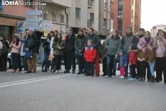 Una imagen de este Miércoles Santo en la capital soriana. /SN