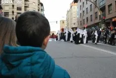 Una imagen de este Miércoles Santo en la capital soriana. /SN