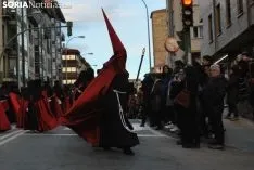Una imagen de este Miércoles Santo en la capital soriana. /SN