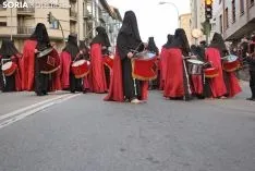 Una imagen de este Miércoles Santo en la capital soriana. /SN