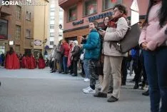 Una imagen de este Miércoles Santo en la capital soriana. /SN