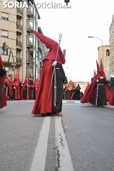 Una imagen de este Miércoles Santo en la capital soriana. /SN