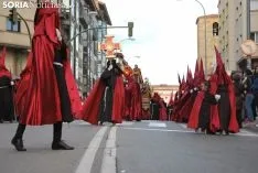 Una imagen de este Miércoles Santo en la capital soriana. /SN