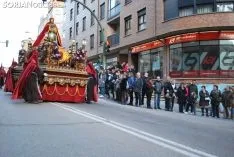 Una imagen de este Miércoles Santo en la capital soriana. /SN