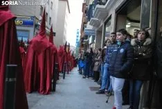 Una imagen de este Miércoles Santo en la capital soriana. /SN