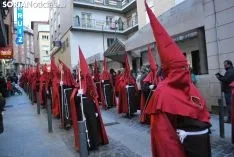 Una imagen de este Miércoles Santo en la capital soriana. /SN