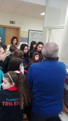 Una imagen de la visita. 