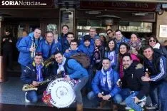 La afición del Real Zaragoza, en Soria. Bernat Díez 