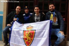 La afición del Real Zaragoza, en Soria. Bernat Díez 