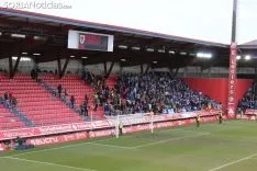 Afición zaragocista en Soria. Soria Notcias. 