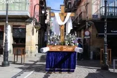 Procesión de la Cofradía de las Siete Palabras de Jesús en la Cruz. Soria Noticias. 