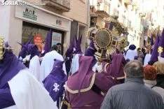 Procesión de la Cofradía de las Siete Palabras de Jesús en la Cruz. Soria Noticias. 