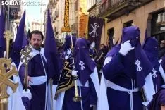 Procesión de la Cofradía de las Siete Palabras de Jesús en la Cruz. Soria Noticias. 