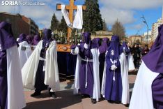 Procesión de la Cofradía de las Siete Palabras de Jesús en la Cruz. Soria Noticias. 