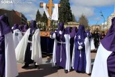 Procesión de la Cofradía de las Siete Palabras de Jesús en la Cruz. Soria Noticias. 