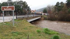 Los ríos de la Comarca de Pinares aguanta, de momento, sin desbordamientos.