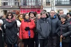 Concentración por unas pensiones dignas, en la plaza de Mariano Granados.