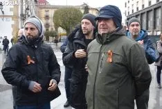 Concentración por unas pensiones dignas, en la plaza de Mariano Granados.