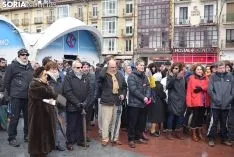 Concentración por unas pensiones dignas, en la plaza de Mariano Granados.