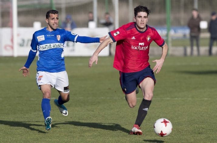 Javier Martínez, con la elástica de Osasuna. Atlético Osasuna.