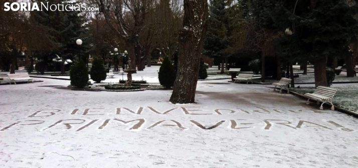 Imagen de la alameda de Cervantes, ayer. /SN