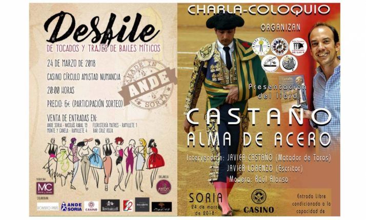 Libro taurino y desfile benéfico este sábado en el Casino