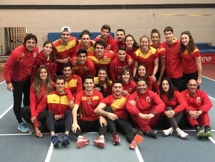 Concentración atlética en el CAEP. Enrique Márquez. 