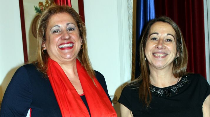 Yolanda de Gregorio (izda.) y Elena Collado.
