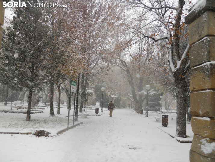 Nieve en la capital soriana. Soria Noticias. 