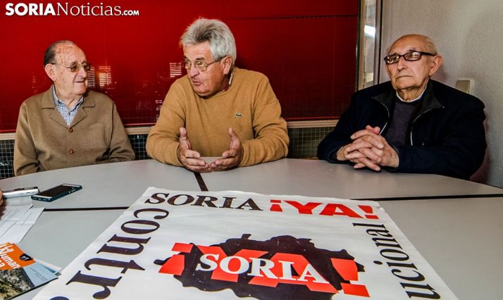 Goyo Sanz (izda.), Luiz Giménez y Goyo Alonso. /SN