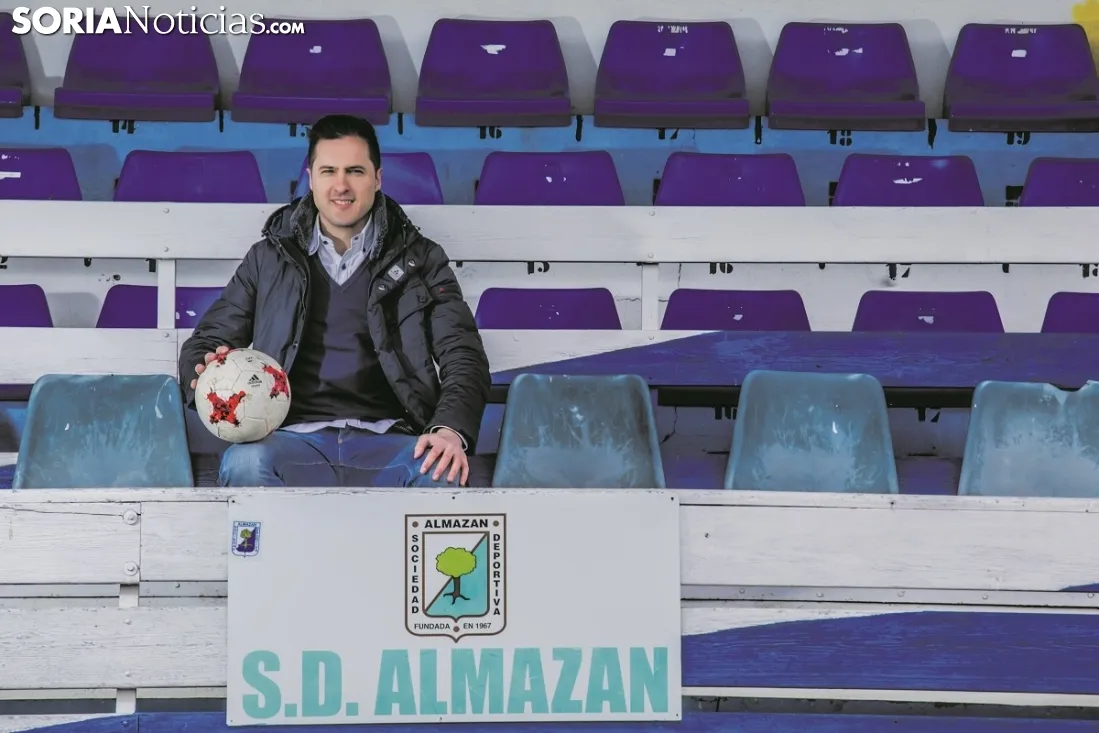 José Antonio Culebras, futbolista de la SD Almazán. Soria Noticias. 