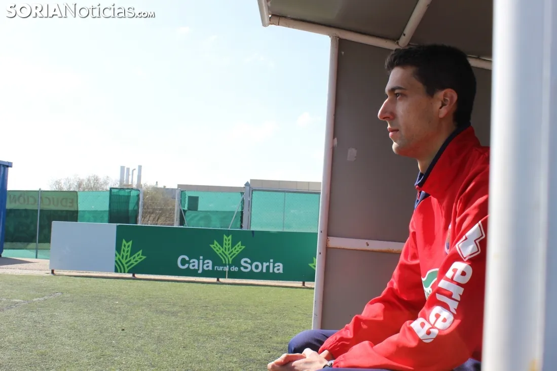 Pablo Ayuso, entrenador del DH del Numancia. 