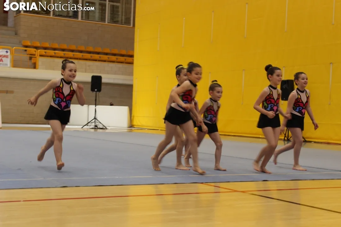 Campeonato de gimnasia rítmica en Soria. 