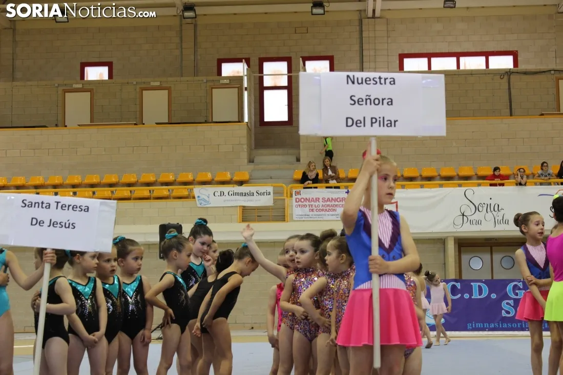 Campeonato de gimnasia rítmica en Soria. 